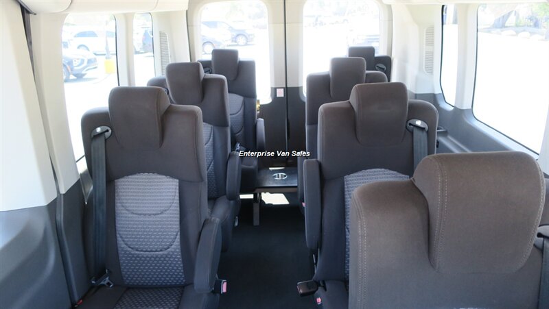 2023 Ford Transit 350 XLT  Mid Roof 9 Passenger Captain Seats