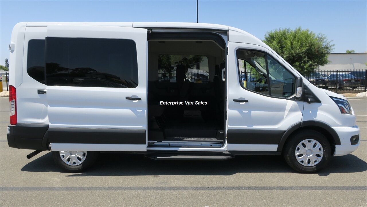 2023 Ford Transit 350 XLT  Mid Roof 9 Passenger Captain Seats - Photo 1 - Long Beach, CA 90807