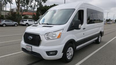 2021 Ford Transit 350 XLT  Mid Roof 9 Passenger Captain Seats - Photo 12 - Long Beach, CA 90807