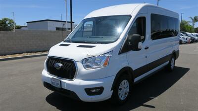 2021 Ford Transit 350 XLT  Mid Roof 10 Passenger Captain Seats - Photo 4 - Long Beach, CA 90807