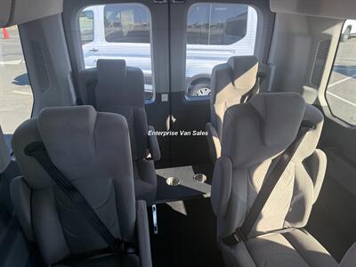 2021 Ford Transit 350 XLT  Mid Roof 10 Passenger Captain Seats - Photo 17 - Long Beach, CA 90807