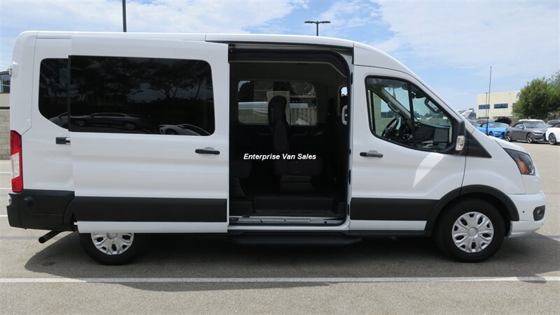 2024 Ford Transit 350 XLT  Mid Roof 12 Passenger Captain Seats