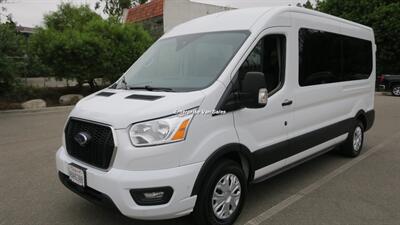 2021 Ford Transit 350 XLT  Mid Roof 10 Passenger Captain Seats - Photo 4 - Long Beach, CA 90807