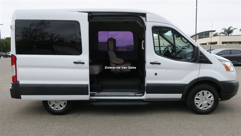 2018 Ford Transit 150 XLT  Mid Roof 10 Passenger Captain Seats