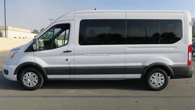 2021 Ford Transit 350 XLT  Mid Roof 10 Passenger Captain Seats - Photo 9 - Long Beach, CA 90807