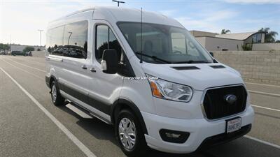 2021 Ford Transit 350 XLT Mid Roof 9 Passenger Captain Seats - Photo 3 - Long Beach, CA 90807