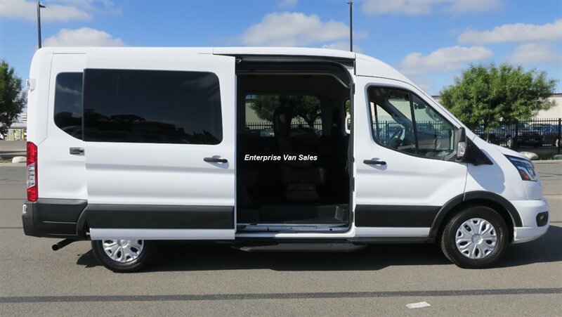 2023 Ford Transit 350 XLT  Mid Roof 12 Passenger Captain Seats