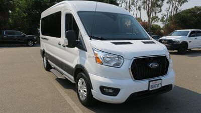 2021 Ford Transit 350 XLT  Mid Roof 10 Passenger Captain Seats - Photo 3 - Long Beach, CA 90807