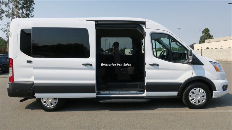 2021 Ford Transit 350 XLT  Mid Roof 10 Passenger Captain Seats
