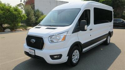 2021 Ford Transit 350 XLT  Mid Roof 10 Passenger Captain Seats - Photo 4 - Long Beach, CA 90807