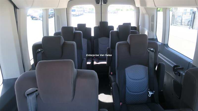 2023 Ford Transit 350 XLT  Mid Roof 12 Passenger Captain Seats
