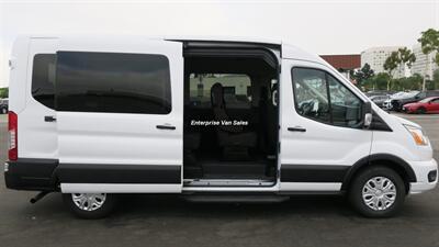 2021 Ford Transit 350 XLT  Mid Roof 12 Passenger Captain Seats