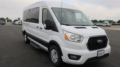 2021 Ford Transit 350 XLT  Mid Roof 12 Passenger Captain Seats - Photo 3 - Long Beach, CA 90807