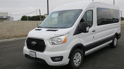 2021 Ford Transit 350 XLT  Mid Roof 12 Passenger Captain Seats - Photo 4 - Long Beach, CA 90807