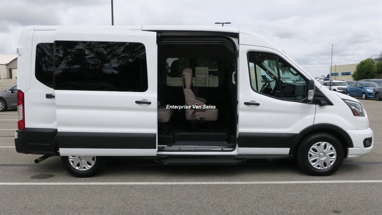 2023 Ford Transit 350 XLT  Mid Roof 10 Passenger Captain Seats - Photo 1 - Long Beach, CA 90807
