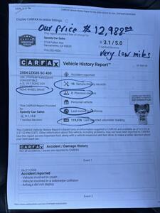 2004 Lexus SC   - Photo 15 - Sacramento, CA 95825