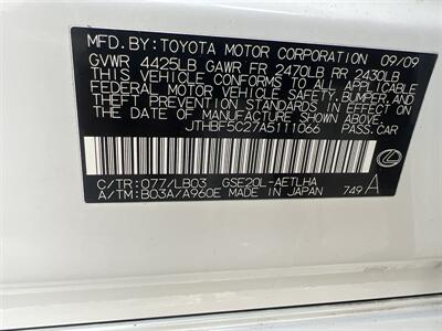2010 Lexus IS 250   - Photo 19 - Sacramento, CA 95825