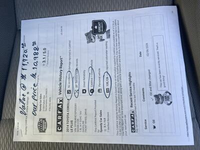 2014 Toyota Corolla LE Plus   - Photo 18 - Sacramento, CA 95825
