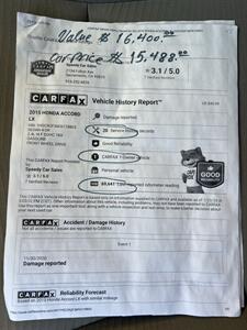 2015 Honda Accord LX   - Photo 16 - Sacramento, CA 95825