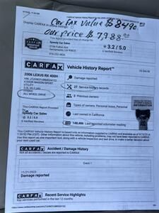2006 Lexus RX 400h   - Photo 13 - Sacramento, CA 95825