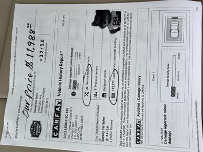 2002 Lexus SC   - Photo 14 - Sacramento, CA 95825