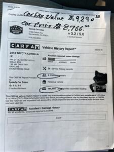 2013 Toyota Corolla LE   - Photo 17 - Sacramento, CA 95825