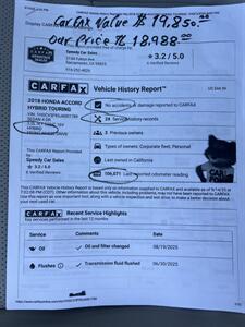 2018 Honda Accord Hybrid Touring   - Photo 21 - Sacramento, CA 95825