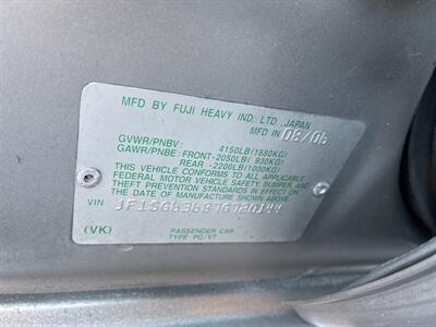 2007 Subaru Forester 2.5 X   - Photo 18 - Sacramento, CA 95825