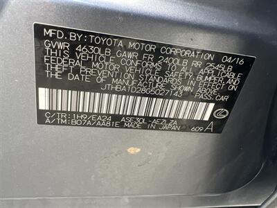 2016 Lexus IS 200t   - Photo 15 - Sacramento, CA 95825