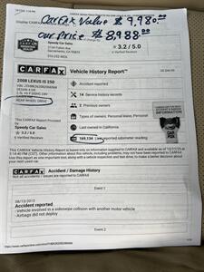 2008 Lexus IS 250   - Photo 15 - Sacramento, CA 95825