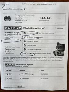 2001 Lexus LS 430   - Photo 35 - Sacramento, CA 95825