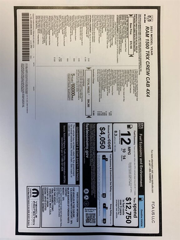 2021 RAM 1500 TRX   - Photo 33 - Fort Myers, FL 33967