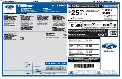 2018 Ford EcoSport S   - Photo 21 - Acton, MA 01720