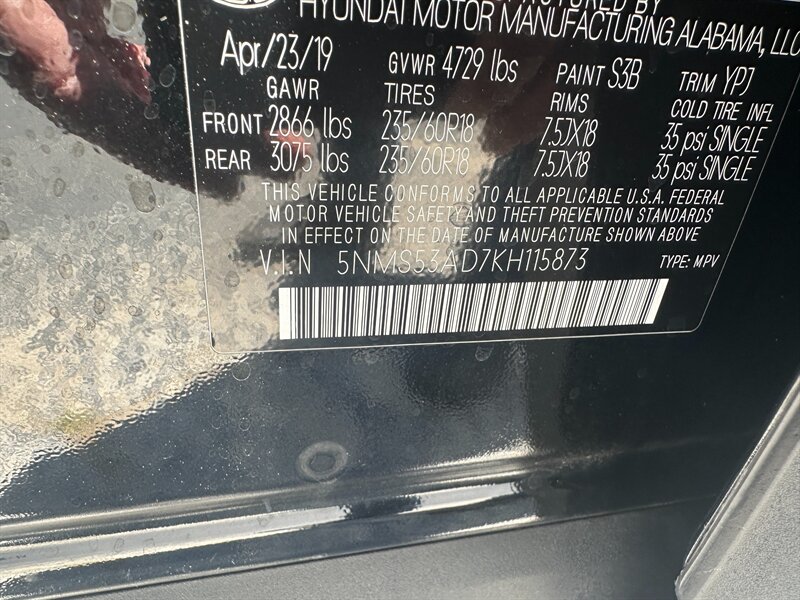 2019 Hyundai SANTA FE Ultimate 2.4L - Photo 22 - Hesperia, CA 92345