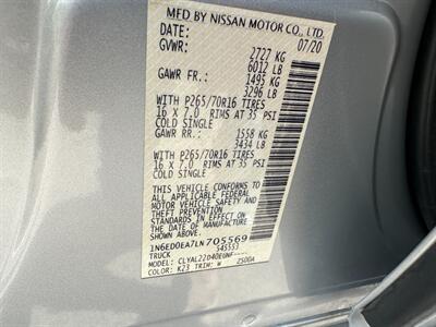 2020 Nissan Frontier   - Photo 20 - Hesperia, CA 92345