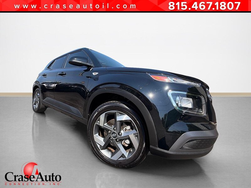 Onyx Black 2025 Hyundai Venue SEL FWD SUV / Crossover Front-Wheel Drive Automatic
