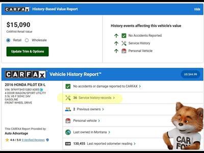 2016 Honda Pilot EX-L   - Photo 2 - Escondido, CA 92025