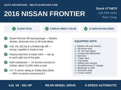 2016 Nissan Frontier Desert Runner - Photo 2 - Escondido, CA 92025