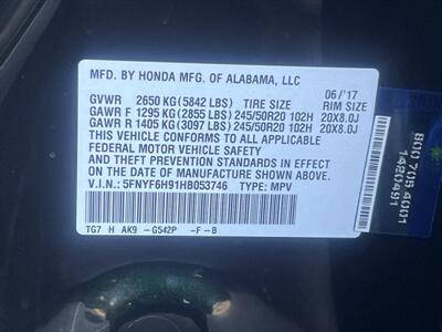 2017 Honda Pilot Touring   - Photo 23 - Escondido, CA 92025