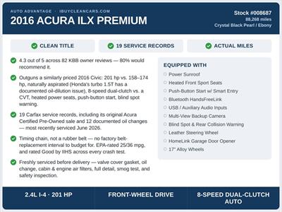2016 Acura ILX w/Premium - Photo 2 - Escondido, CA 92025