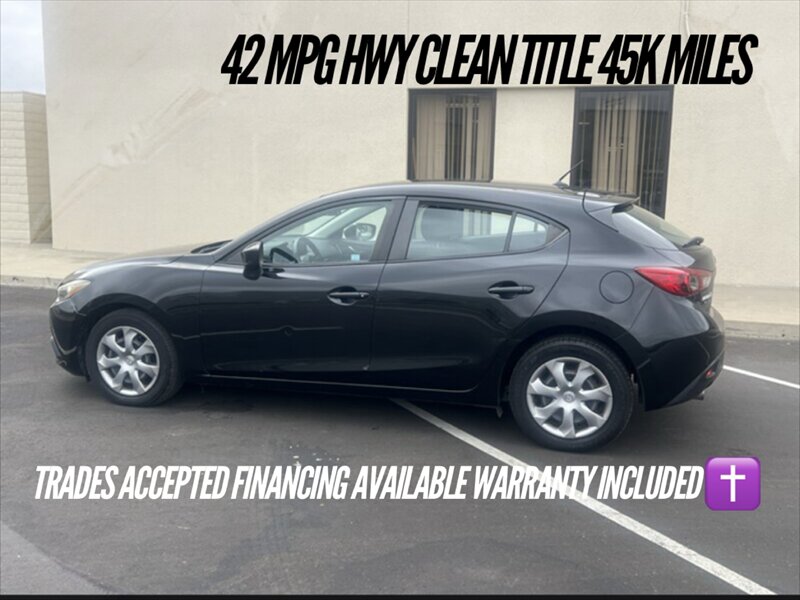 Black 2016 Mazda MAZDA3 i Sport Hatchback Hatchback Front-Wheel Drive Automatic