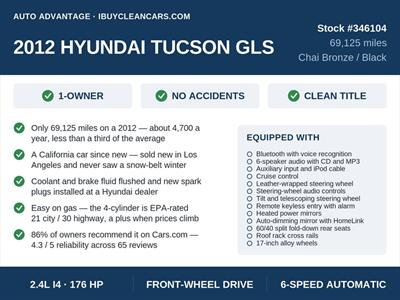 2012 Hyundai Tucson GLS - Photo 2 - Escondido, CA 92025