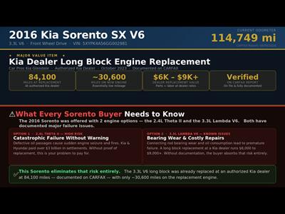 2016 Kia Sorento SX Limited V6   - Photo 2 - Escondido, CA 92025