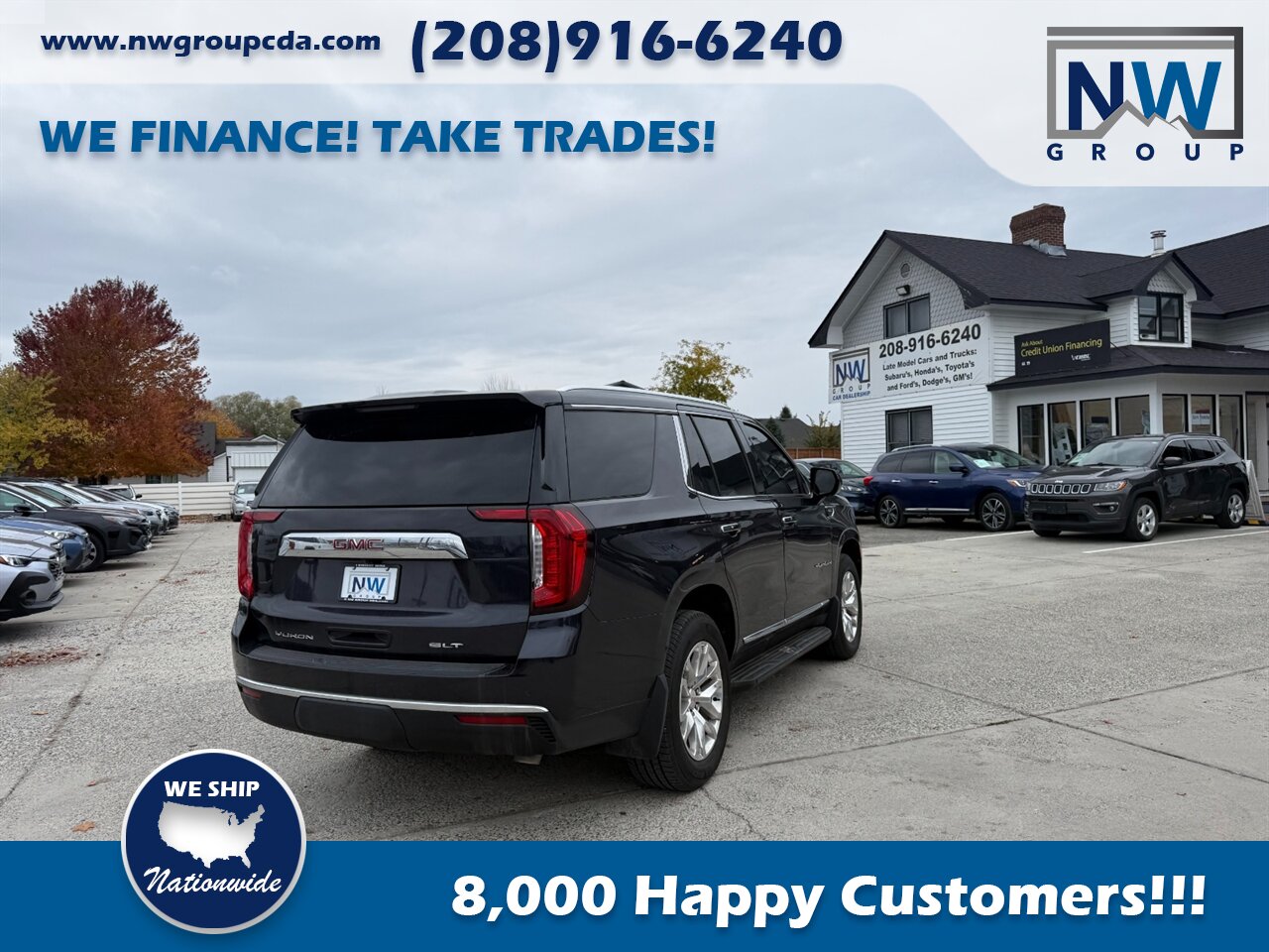 2023 GMC Yukon SLT 32k miles, 4x4, Amazing Shape, Panoramic Sunroof! Under Factory Warranty! - Photo 7 - Post Falls, ID 83854