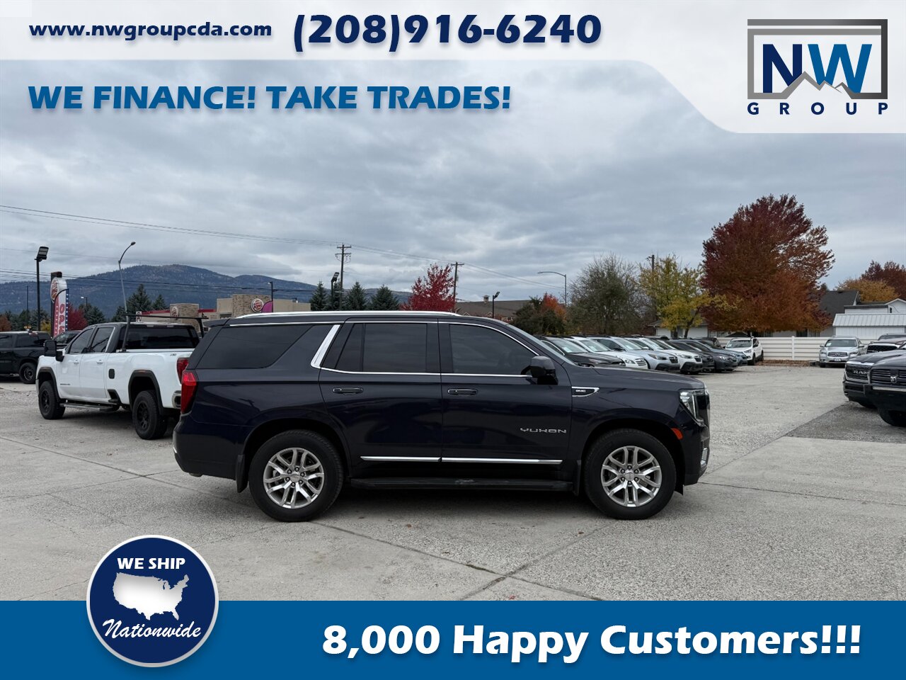 2023 GMC Yukon SLT 32k miles, 4x4, Amazing Shape, Panoramic Sunroof! Under Factory Warranty! - Photo 9 - Post Falls, ID 83854