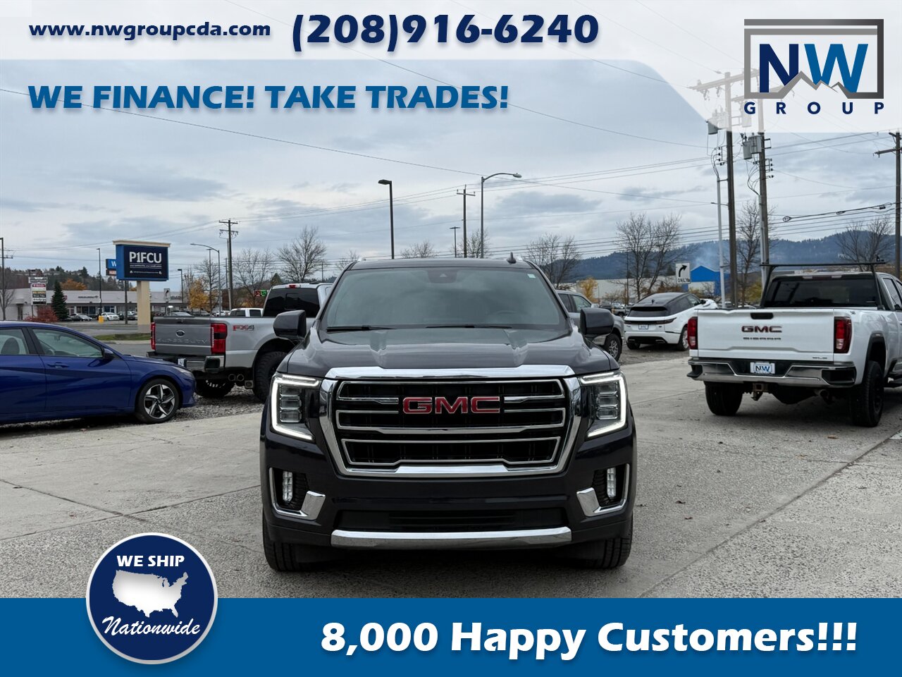 2023 GMC Yukon SLT 32k miles, 4x4, Amazing Shape, Panoramic Sunroof! Under Factory Warranty! - Photo 2 - Post Falls, ID 83854