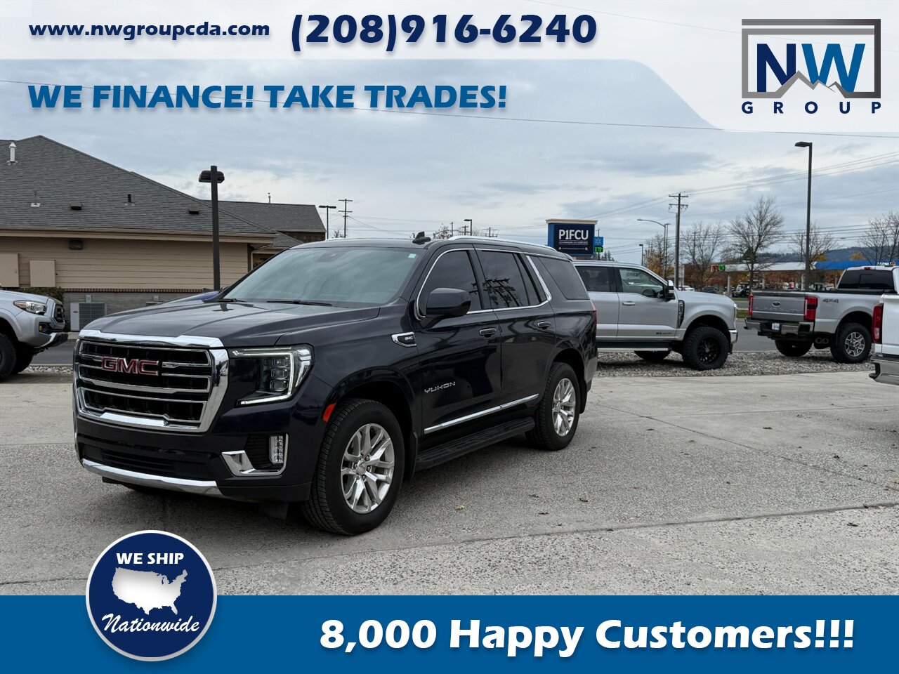 2023 GMC Yukon SLT 32k miles, 4x4, Amazing Shape, Panoramic Sunroof! Under Factory Warranty! - Photo 3 - Post Falls, ID 83854