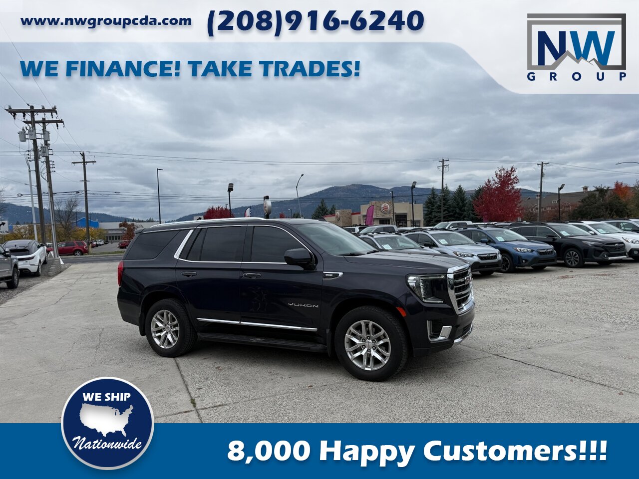 2023 GMC Yukon SLT 32k miles, 4x4, Amazing Shape, Panoramic Sunroof! Under Factory Warranty! - Photo 10 - Post Falls, ID 83854