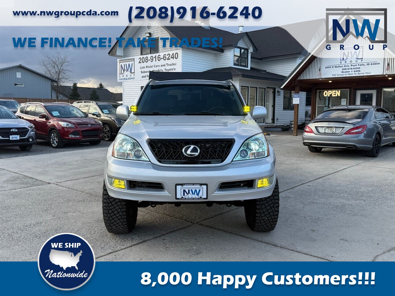 2008 Lexus GX 470. ICON Lift, PRINSU Roof Rack, Lots of Added Options! Full Service Completed! - Photo 2 - Post Falls, ID 83854