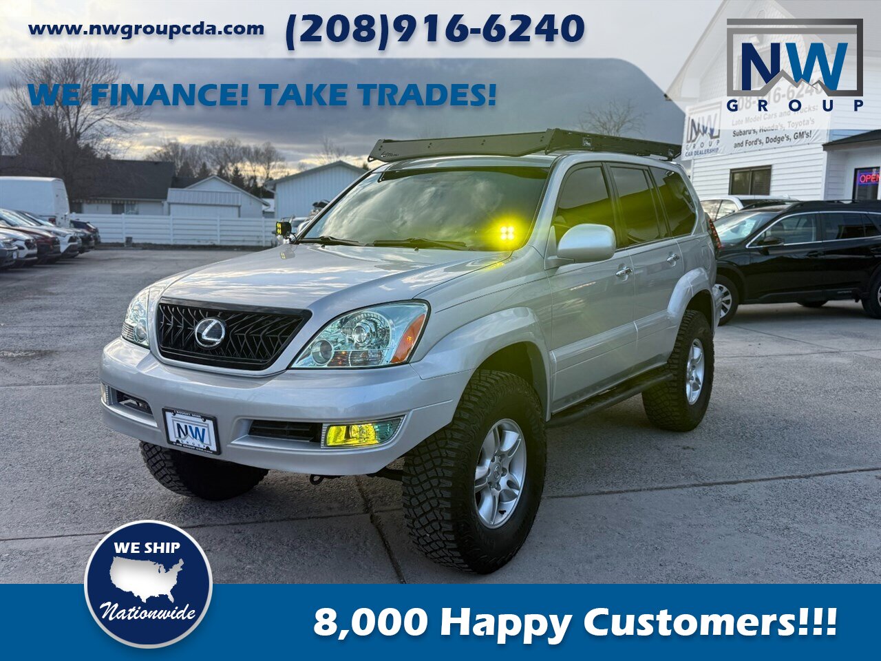 2008 Lexus GX 470. ICON Lift, PRINSU Roof Rack, Lots of Added Options! Full Service Completed! - Photo 3 - Post Falls, ID 83854
